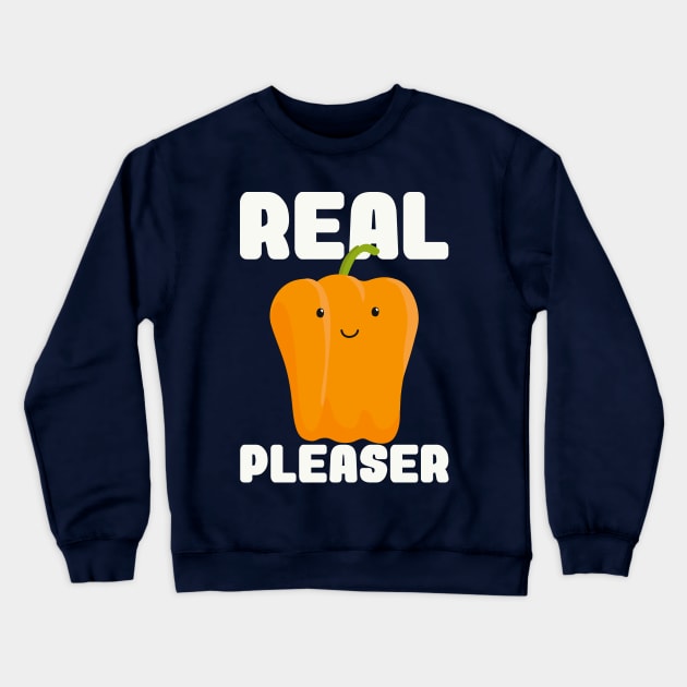 Real Pepper (People) Pleaser - Vegetarian Vegan Crewneck Sweatshirt by PozureTees108